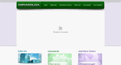 Desktop Screenshot of mirasolda.com.br